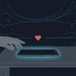 Signs of cheating on a phone: smartphone lying face down on a table with a hand reaching for it, a common phone secrecy red flag